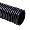 Kopos KD 09200_FC Труба двустенная жесткая черная с соединительной муфтой 6м