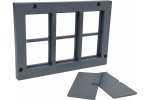 Kopos PP 80/45/6_LB Рамка приборная на 6 модулей 45х45 напольного лючка KOPOBOX 80