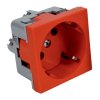 Kopos QS 45X45_BB Розетка QUADRO красная 16 A, 250 V AC