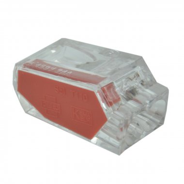 Фотография товара 'Kopos TYP017_XX Клеммник соединительный 2-х проводной, 1,0-2,5мм2, 24А, 450 В'