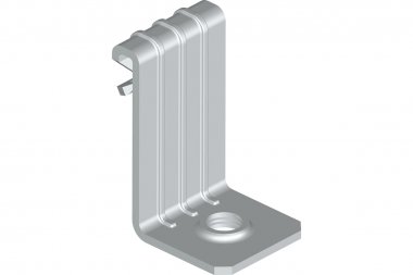 Фотография товара 'Kopos VBZ-1-5-M6-G Вертикальный балочный зажим 1-5мм с отгибом и резьбой М6'