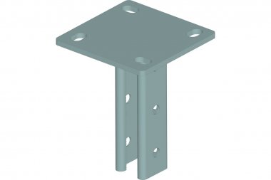 Фотография товара 'Kopos MPS4116-HDZ Страт-стойка 41х41, длинной 1600 мм (HDZ)'