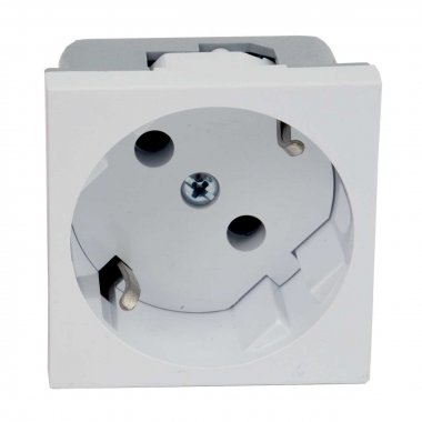 Фотография товара 'Kopos QS 45X45_HB Розетка QUADRO белая 16 A, 250 V AC'