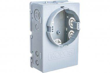 Фотография товара 'Kopos KUH 1_KA Коробка установочная распределительная для твердых стен с/м 130х90х45 мм'