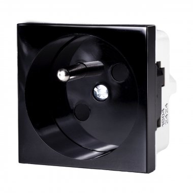 Фотография товара 'Kopos QP 45X45 C_FB Розетка QUADRO со шторками и заземляющим контактом 16 A, 250 V'