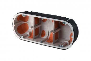 Фотография товара 'Kopos KPZ 68-50/3_PO Подрозетник универсальный противопожарный трехместный D215х53'