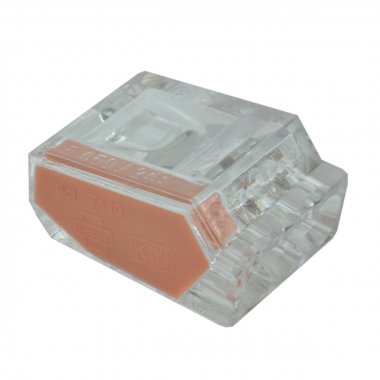 Фотография товара 'Kopos TYP016_XX Клеммник соединительный 3-х проводной, 1,0-2,5мм2, 24А, 450 В'