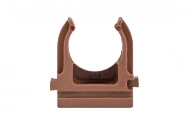 Фотография товара 'Kopos PF-5325_W10 Крепеж-клипса для труб под темное дерево d25 мм'