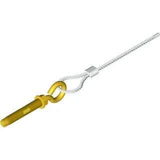 Фотография товара 'Kopos KEUS-FGa8x65-2x3 Стальной трос 2мм с анкером 8х45 и замком L=3м'