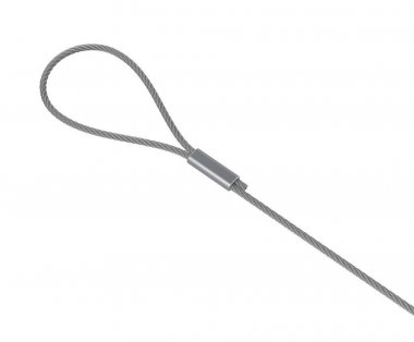 Фотография товара 'Kopos KEUS-SRL-2-03 Стальной трос 2мм с петлей и замком 3 м.'