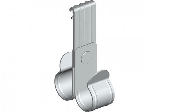 Фотография товара 'Kopos VBZ-1-5-TD25 Вертикальный балочный зажим 1-5мм под трубу 25мм двойной'