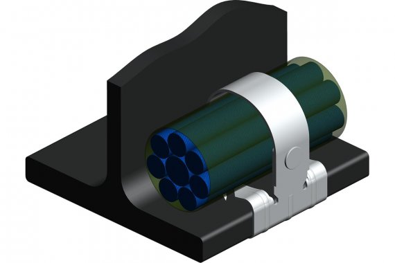 Фотография товара 'Kopos BZ-2-7-PL Балочный зажим 2-7мм с пластиной'