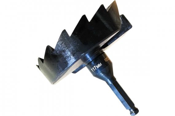 Фотография товара 'Kopos SSF2-117D-120 Самоподающее (винтовое) сверло Форстнера 117 мм по дереву'