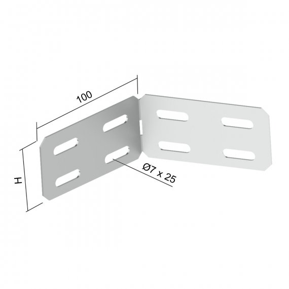 Фотография товара 'Kopos SU-150-S Пластина соединительная универсальная SU 150 S=1.2 (S)'