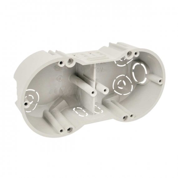 Фотография товара 'Kopos KP 64/2_KA Коробка установочная двойная для твердых стен 141х70х45 мм'