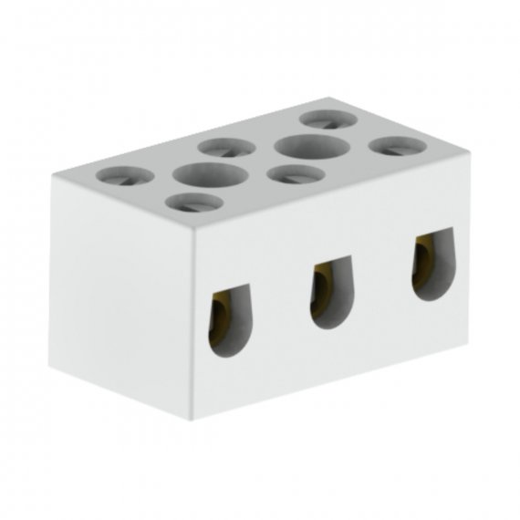 Фотография товара 'Kopos KS_PO4J Клеммник одинарный керамические огнестойкий 1,5-4 мм2'