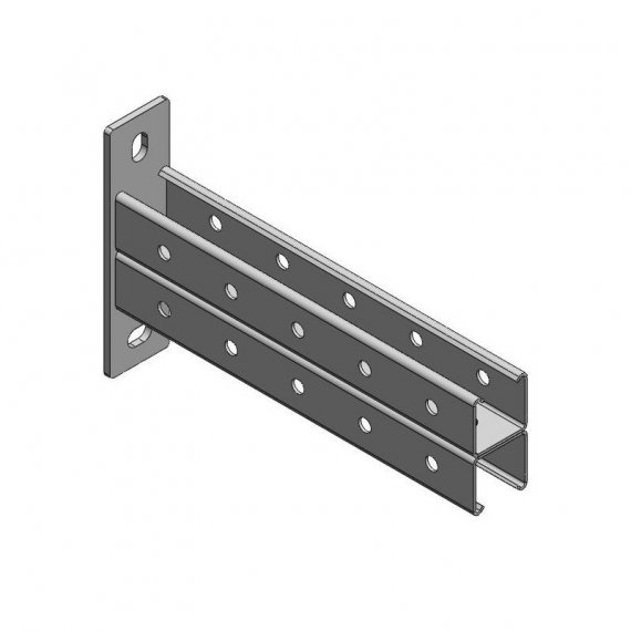 Фотография товара 'Kopos SKMPD4175-HDZ Страт-консоль двойная 41х41мм, осн 750 мм (HDZ)'