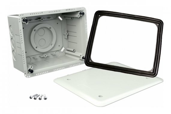 Фотография товара 'Kopos KUZ-V_KB Коробка с крышкой для утепленного фасада KUZ V (KB) 140х180х86-146мм'