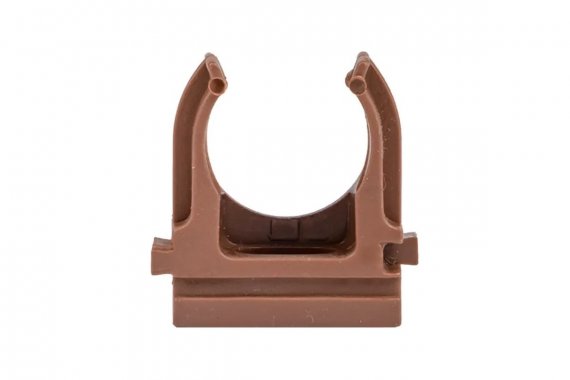 Фотография товара 'Kopos PF-5320_W10 Крепеж-клипса для труб под темное дерево d20 мм'