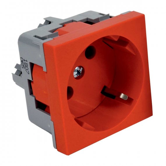 Фотография товара 'Kopos QS 45X45_BB Розетка QUADRO красная 16 A, 250 V AC'