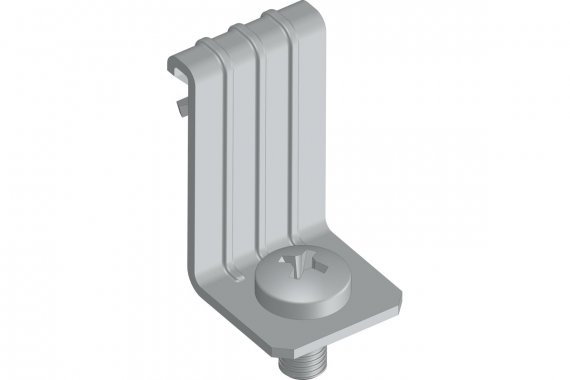 Фотография товара 'Kopos VBZ-1-5-V6-10-G Вертикальный балочный зажим 1-5мм с отгибом и винтом М6*10'