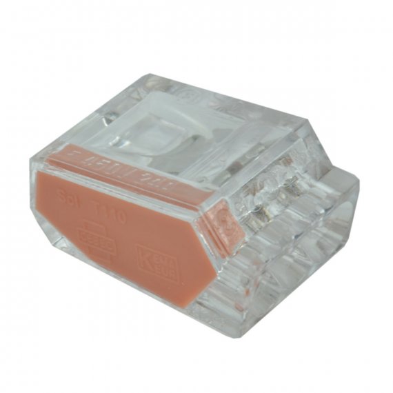 Фотография товара 'Kopos TYP016_XX Клеммник соединительный 3-х проводной, 1,0-2,5мм2, 24А, 450 В'