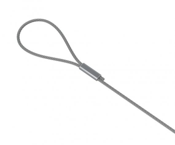 Фотография товара 'Kopos KEUS-SRL-2-03 Стальной трос 2мм с петлей и замком 3 м.'