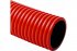 Фотография товара 'Kopos KF 09110_BA Труба двустенная гибкая красная с протяжкой и соединительной муфтой D=110мм'