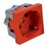 Фотография товара 'Kopos QS 45X45_BB Розетка QUADRO красная 16 A, 250 V AC'
